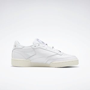 Adidasy Damskie Reebok Club C 85 Białe/Srebrne/Szare PL 84SFBPH